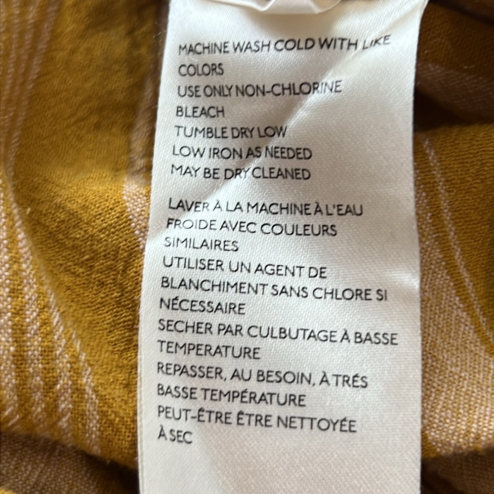 Free People We The Free Summer Breeze
Stripe Button Down Sz S Linen/Viscose - Picture 13 of 14